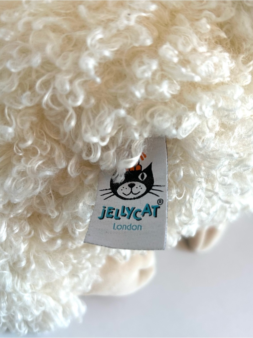 Jellycat Bobbleton Sheep (Retired)Curly Plush Sitting Nursery Decor
10" - Picture 7 of 13